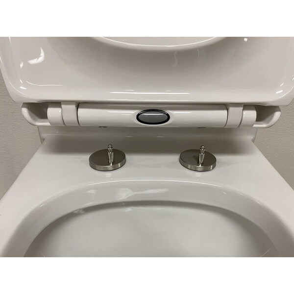 Block II 1-piece 1.27 GPF High Efficiency Single Flush Round Toilet In White, Seat Included